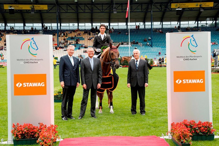 Steve Guerdat gagne l'épreuve d'ouverture à Aix avec Qui Vive de la Tour - copyright CSIO Aachen