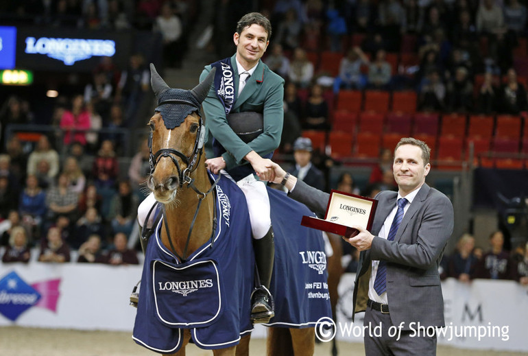 Steve Guerdat won the Western European League. Photo (c) Jenny Abrahamsson.