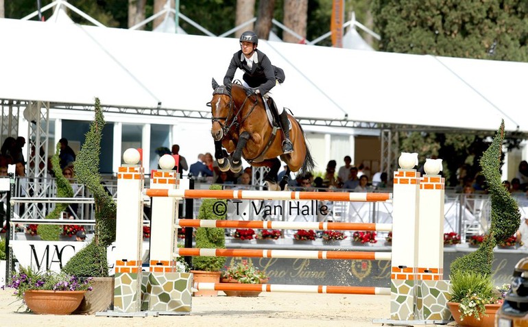 Nino des Buissonnets au CSIO de Rome - copyright (C) T.Van Halle