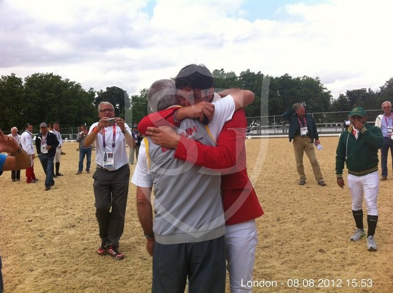 Steve and his father Philippe