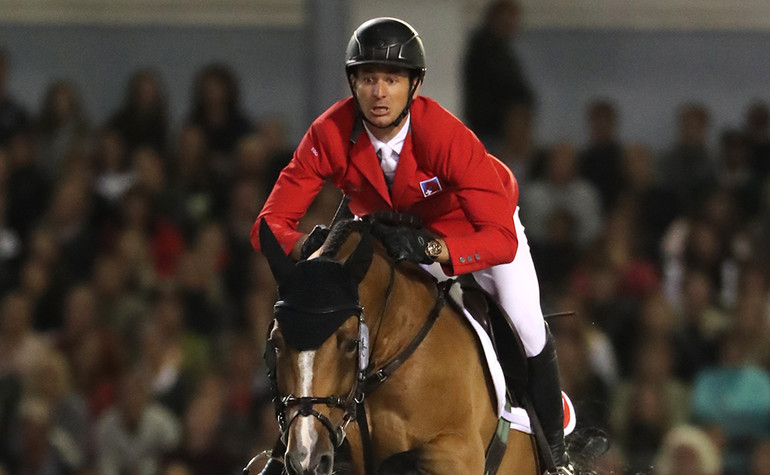 Steve Guerdat & Bianca (Round 2 - Team Competition) - Copyright (C) Sportfot.com