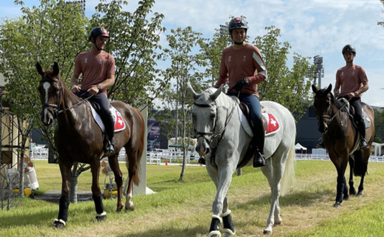 Olympic Games in Tokio: and off we go - let's go, swiss show jumpers!