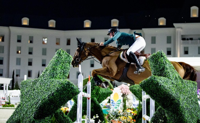 CSIO 5* IN OCALA (FLORIDA): STEVE AND HIS CRACKS AT THE TOP!