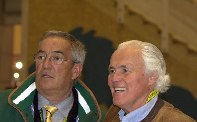 Philippe Guerdat en compagnie de Yves Piaget mécène de Steve entre 2006 et 2013