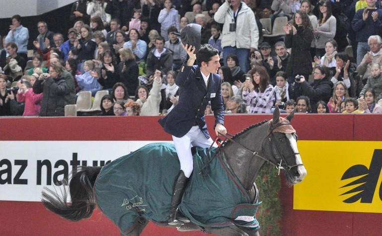 Steve et son magnifique alezan brûlé Ferrari