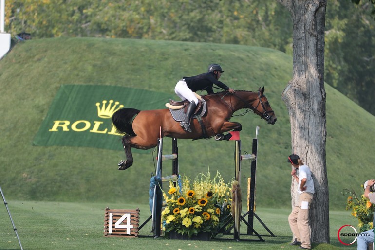 Steve & Cayetana dans le Spruce Meadows Masters 2017 - Copyright (C) Photo : Sportfot