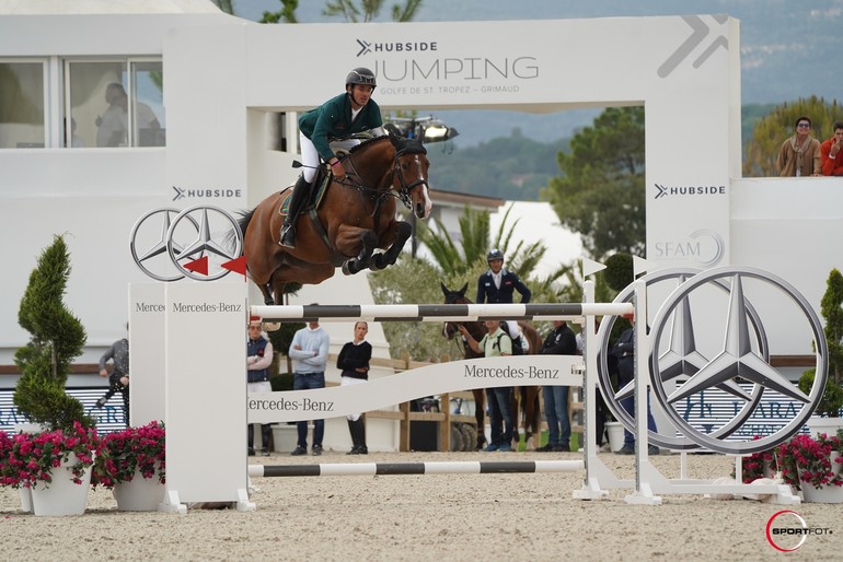 Albführen's Maddox 3ème du GP au HUBSIDE FALL TOUR JUMPING (C) Sportfot