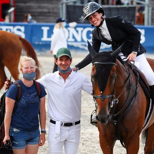 Au Longines Deauville Classic, Fanny Skalli - Officiel a signé hier sa plus belle performance en se classant quatrième du Grand Prix CSI 3* avec Jonka-A.(C) @tiffanyorlando