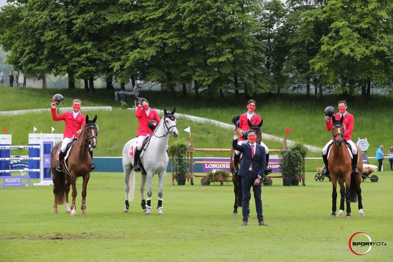 CSIO St-Gall - dans la Coupe des Nations, où la Suisse a terminé bonne troisième.(C) Sportfot