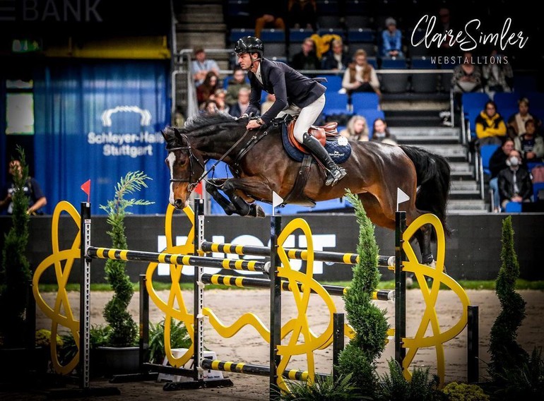 Steve et Dynamix de Belhême ont prit une très belle 2ème place dans le GP5*-W de Stuttgart(C) Claire Smlr