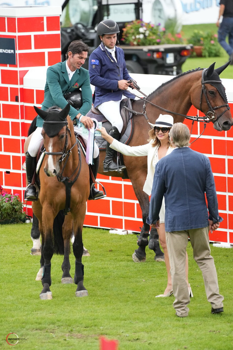 Dublin ; Dublin Horse Show -Albführen's Maddox 5ème d'une 160cm et 7ème d'une 145cm. (C) Sportfot