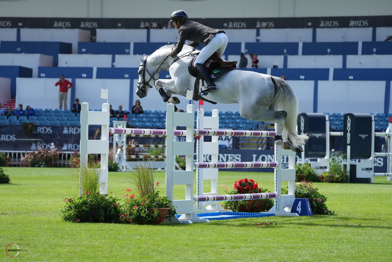 Dublin ; Dublin Horse Show - Picobello van't Roosakker 7ème et 8ème dans le GP des 8 ans.