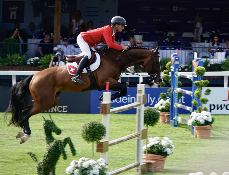 Steve et Dynamix lors de la chasse des Européens de Milan. © Nathalie Poudret