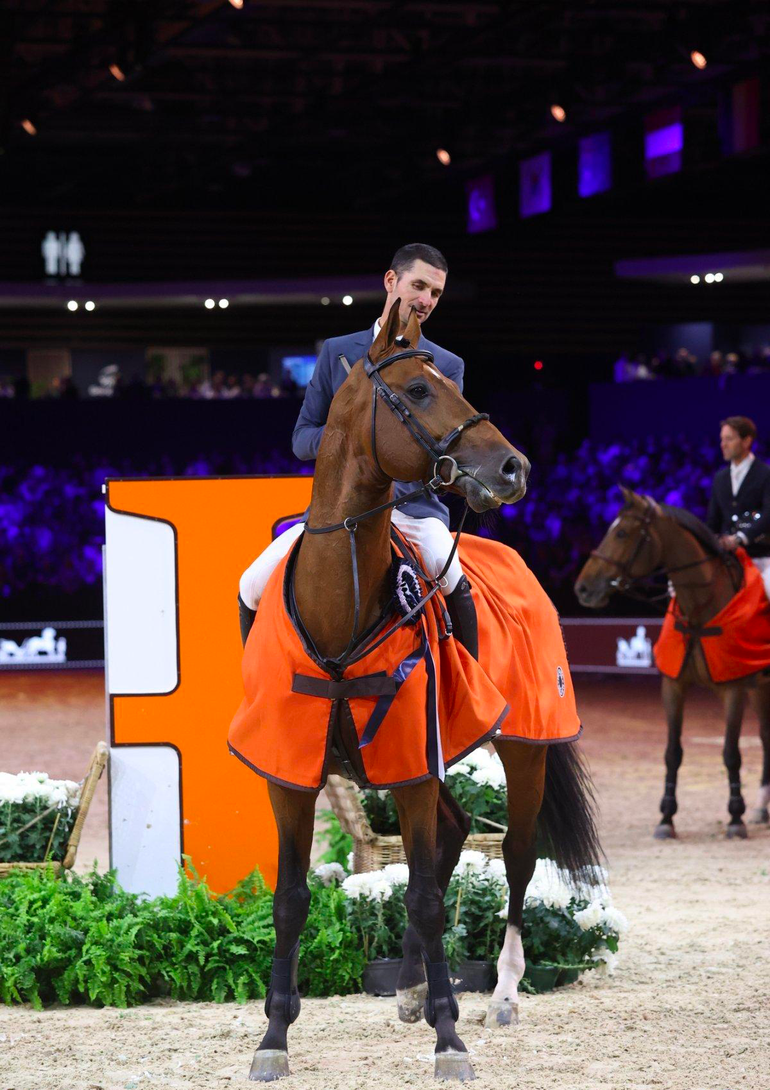 Steve a gagné les Lyon Equita Masters Equita Masters presented by Hermès Sellie avec l'étalon Caracho Copyright Equita Lyon (C) PSVJ. Morel