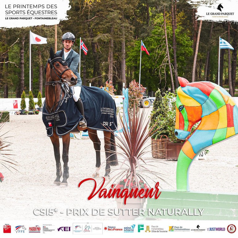 CSI5* Fontainebleau Steve avait remporté une belle épreuve LR avec Looping Luna, (C) CSI5* Fontainebleau