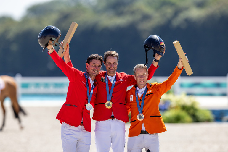 Steve and Dynamix de Belhême, superb silver medalists at the Paris 2024 Olympic Games Copyright (C) WOSJ / Jenny Abrahamsson