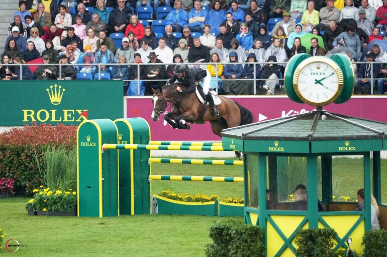 La reine Dynamix de Belhème terminait brillante 3ème du ROLEX Grand Prix. (C) Sportfot