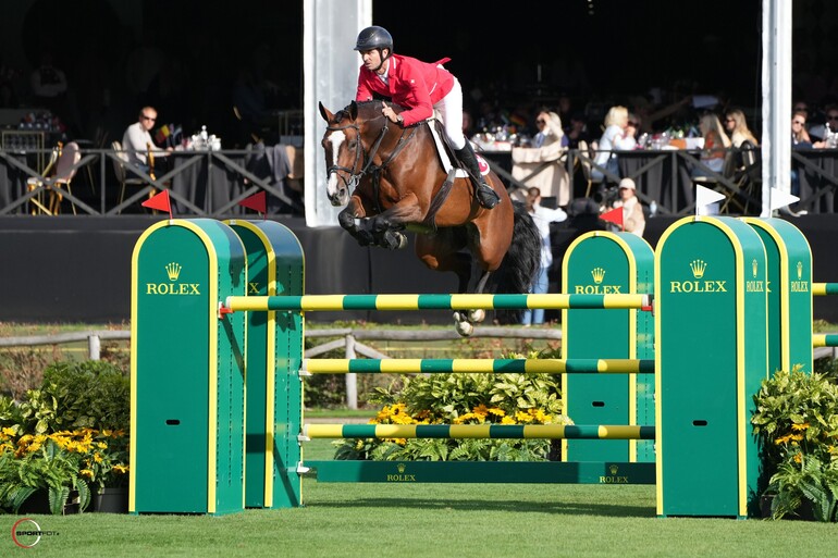 Dynamix de Belhème & Steve Guerdat; 10ème du ROLEX Grand Prix (C) Sportfot