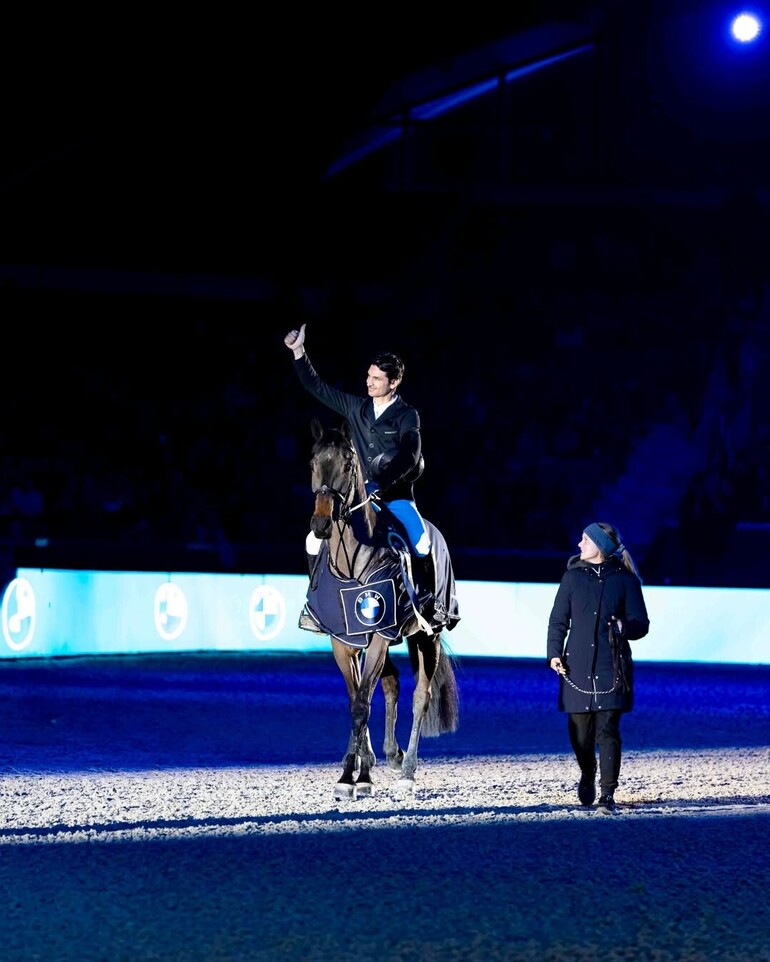 Steve  a cueilli un succès de prestige en selle de Lancelotta (C) HorseFrameStudio
