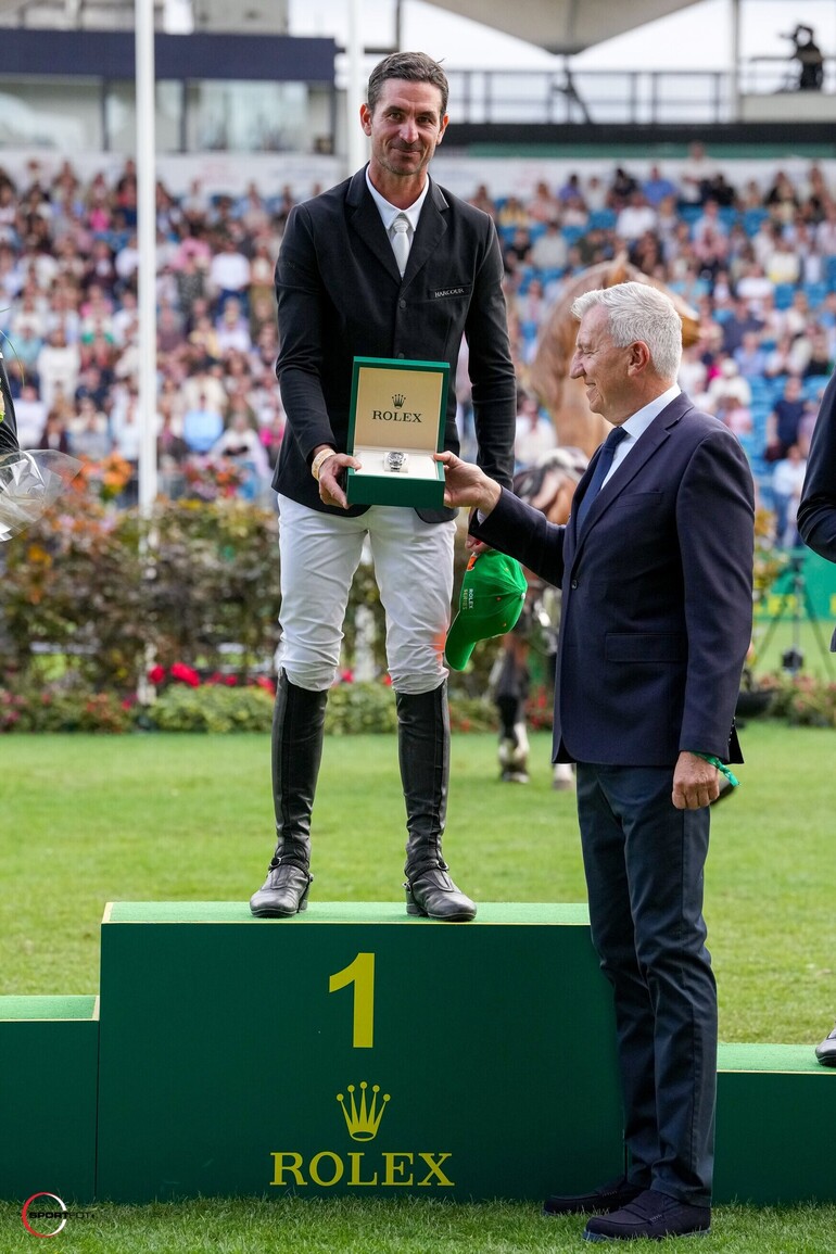 CSIO 5* de Dublin : le Rolex Grand Prix d'Irlande pour Steve Guerdat et Albführen's Iashin Sitte, étincelants (Sportfot)