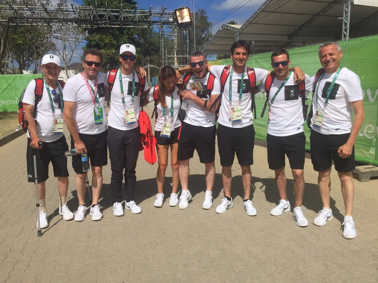 L'équipe de Suisse de CSO à Rio