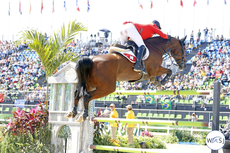 Steve & Nino durant la première épreuve qualificative - Copyright (C) www.orldofshowjumping.com