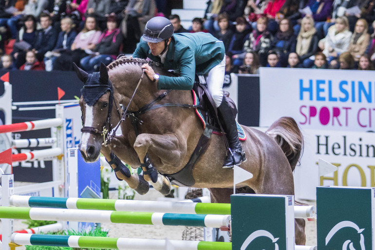 Steve Guerdat - Albfuehren's Happiness, HIHS 2016, photo Hanna Heinonen 