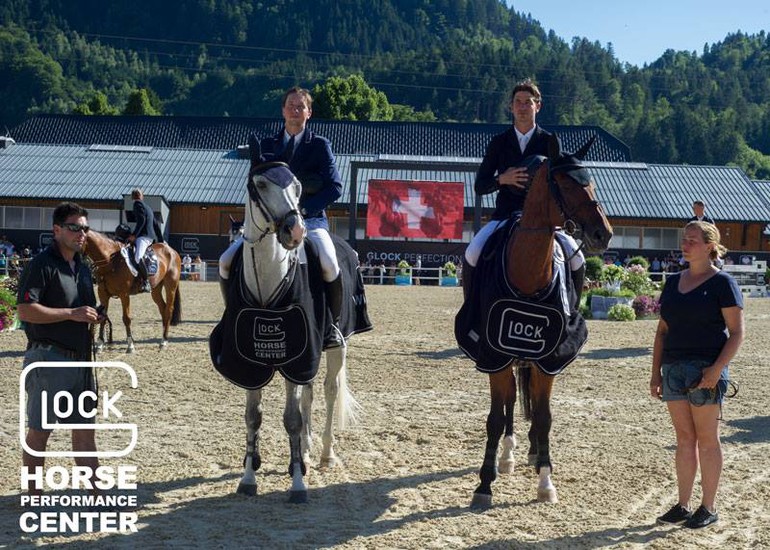 Martin Fuchs & Steve Guerdat vainqueurs du GP de Villach-Treffen (C)Michael Rzepa